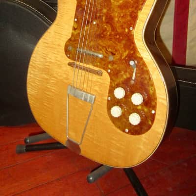 1954 Kay Old Kraftsman K-161 Thin Twin Jimmy Reed Flamed Maple Blonde image 1