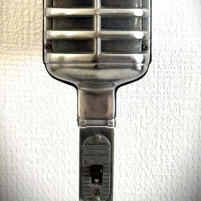 Vintage 1950's Electro-Voice 911 Crystal Microphone-hot output-w/cable-stand image 2