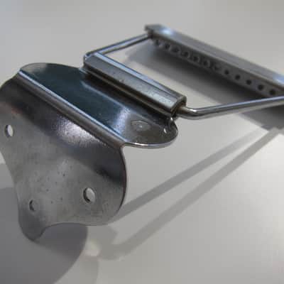 Gibson Acoustic 12 String Guitar Tailpiece Authentic Vintage Part Circa-1960s-Chrome image 6