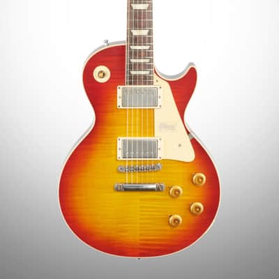 Gibson Custom Shop 1958 Les Paul Standard Reissue Electric Guitar, Washed Cherry Sunburs image 1