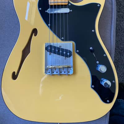 Fender Britt Daniel Telecaster Thinline 2019 - Present - Amarillo Gold image 2