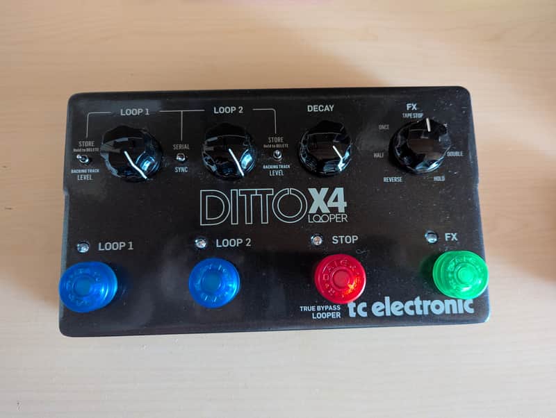 TC Electronic Ditto X4 Looper 2016 - Present - Black image 1