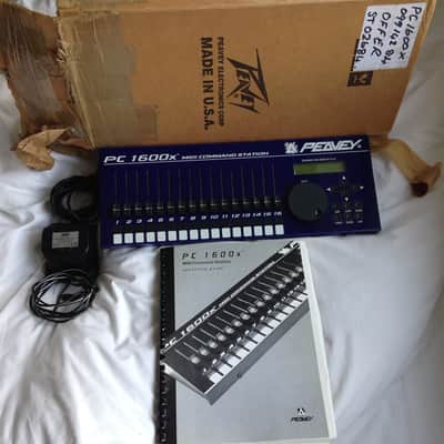 Peavey PC1600X Midi 16 fader MIDI Controller Blue image 2
