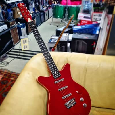 Danelectro Triple Divine Electric Guitar-Dark Burgundy *USA Small Business* image 2