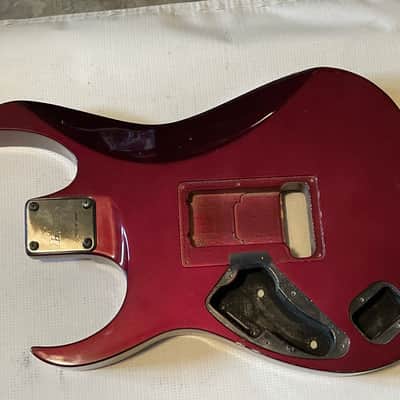 1991 Japan Ibanez RG560 Violet Pearl Guitar Body Floyd Ready & Neckplate image 14