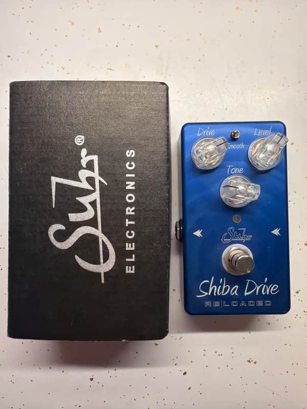Suhr Shiba Drive Reloaded 2010s - Blue Swirl image 1