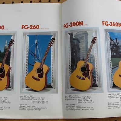 Yamaha Acoustic Guitar Catalogs 70s image 3