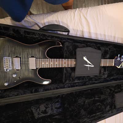 Tom Anderson Guitarworks Lil Angel Drop Top 2026 - Atlantic Storm to Black Edgeburst image 2