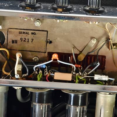1959 Martin 112 Tube Combo Amp – Rowe-DeArmond Built – Serviced & Ready to Play – Tweed Deluxe Tone image 14