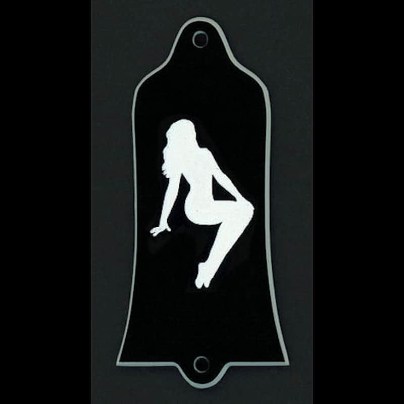 GUITAR TRUSS ROD COVER - Custom Engraved - Fits USA GIBSON - Pinup PIN-UP GIRL image 1