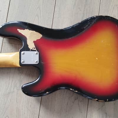 Ibanez 2366B P-Style Bass 1972-1075 - Sunburst image 7