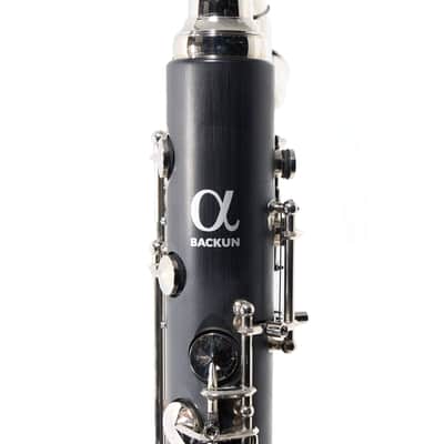 Backun 'Alpha' Intermediate Bass Clarinet with Nickel Plated Keys SN 24660 image 2