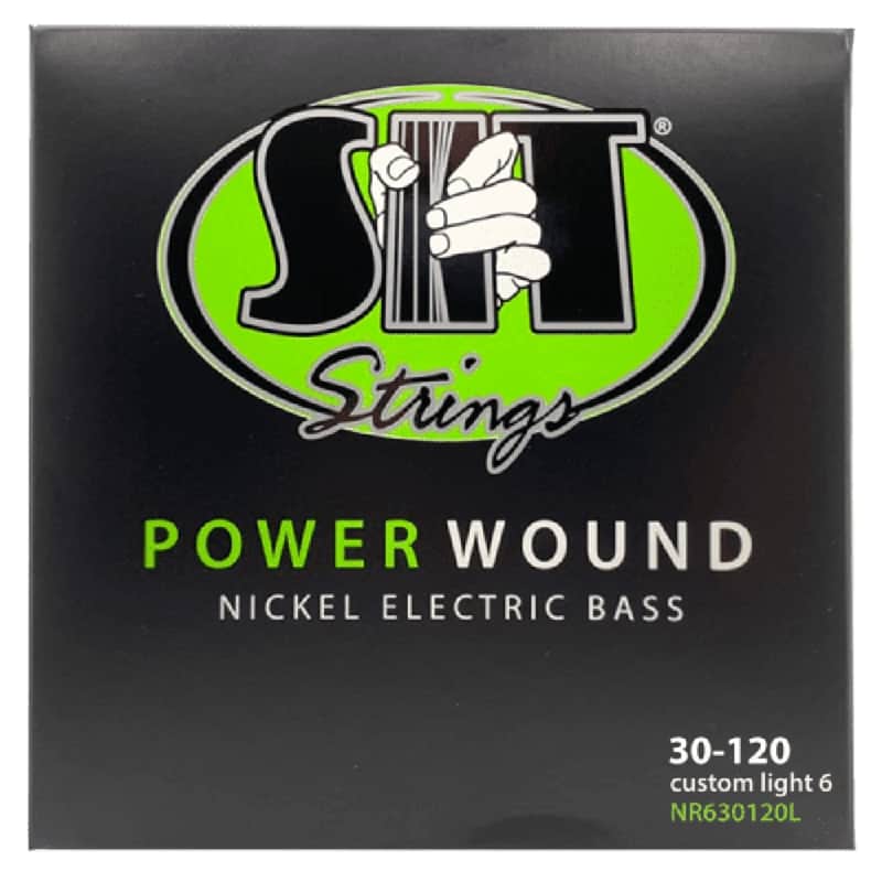 SIT Power Wound Nickel Bass Strings 6-String Custom Light image 1