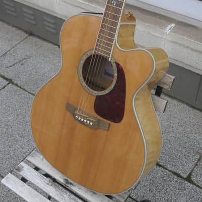 + +  SPRING SALE  + +  Takamine GJ72CE-NAT ** very beautiful flamed sides and back ** image 2