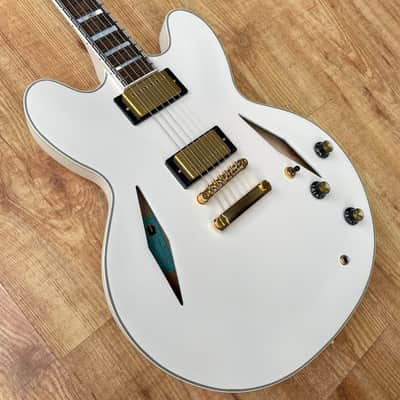 Epiphone Emily Wolfe "White Wolfe" Signature Sheraton Aged Bone White image 6