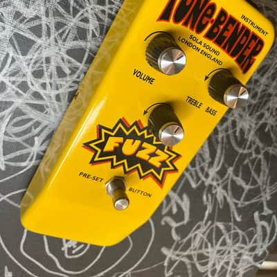 Sola Sound Tone Bender Yellow Hybrid early 2000 version image 4