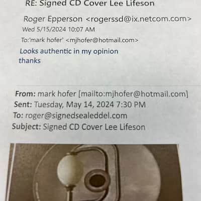 Neil Peart Played Drum Sticks And Signed CD Cover By Lifeson And Lee 10/26/84 image 10