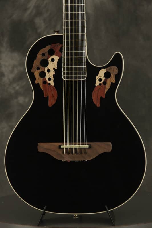 12弦 Ovation EA58-5 2002 Ovation EA58-5 Viper 12-string BLACK | Reverb