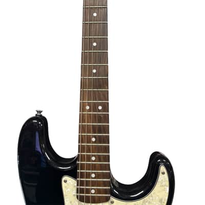 Fender Starcaster Strat 2009 -Metallic Black with Pearl White Pic Guard image 3