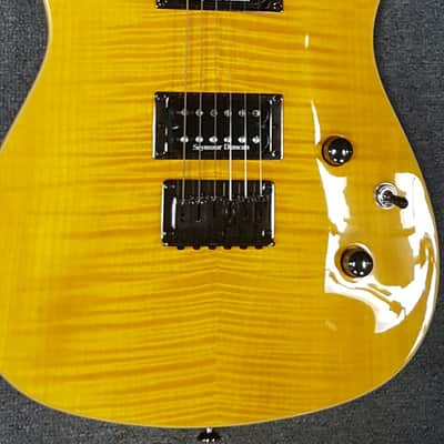 Fender Custom Telecaster Flame Maple Top Amber, 5lbs 11oz!! image 2