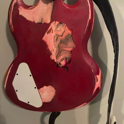Gibson SG Baritone 2014 marble relic image 9
