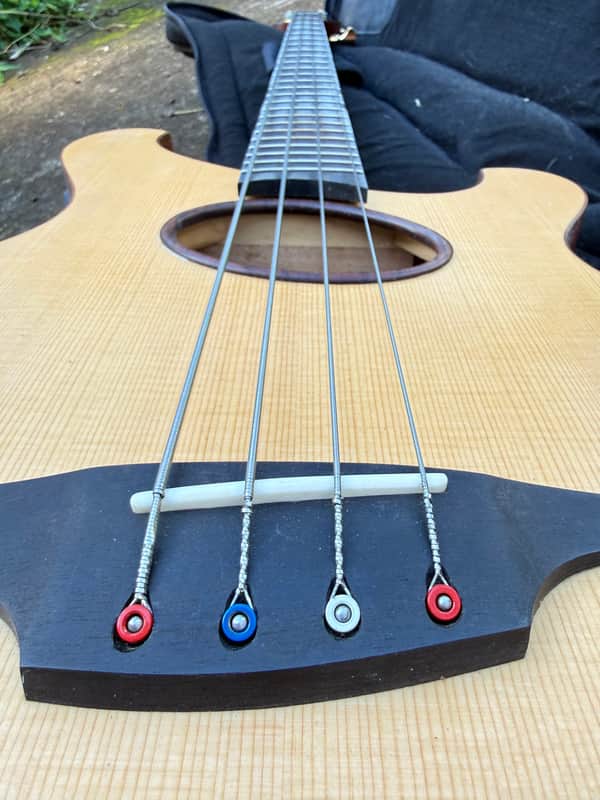 Svoboda Acoustic Electric Bass - Freted or Fretless 2021 - Clear Mat image 1