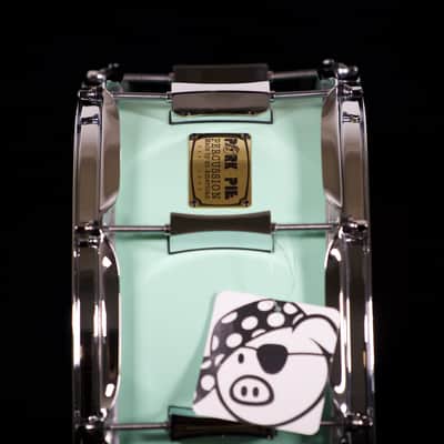 Pork Pie Percussion 5-Piece Custom 8-Ply Maple Drum Set (10/12/16F/22B/6.5x14S) in Sea Foam Green image 10