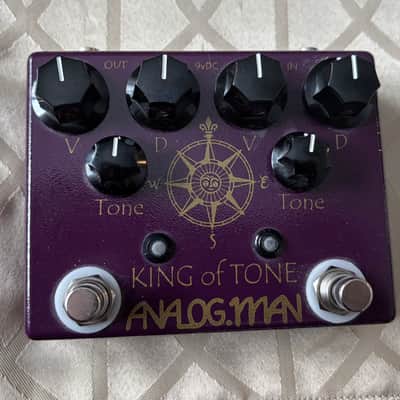 Analogman King of Tone V4 with Red Side High Gain Option | Reverb