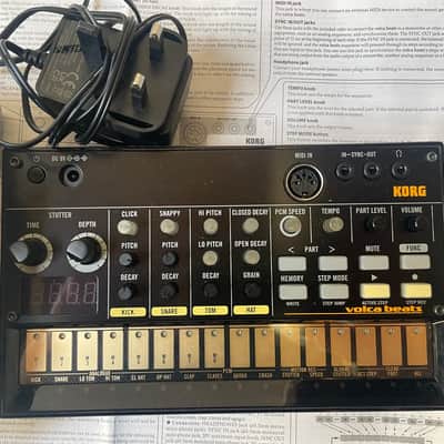 Korg Volca Beats Analog Rhythm Machine 2010s - Black