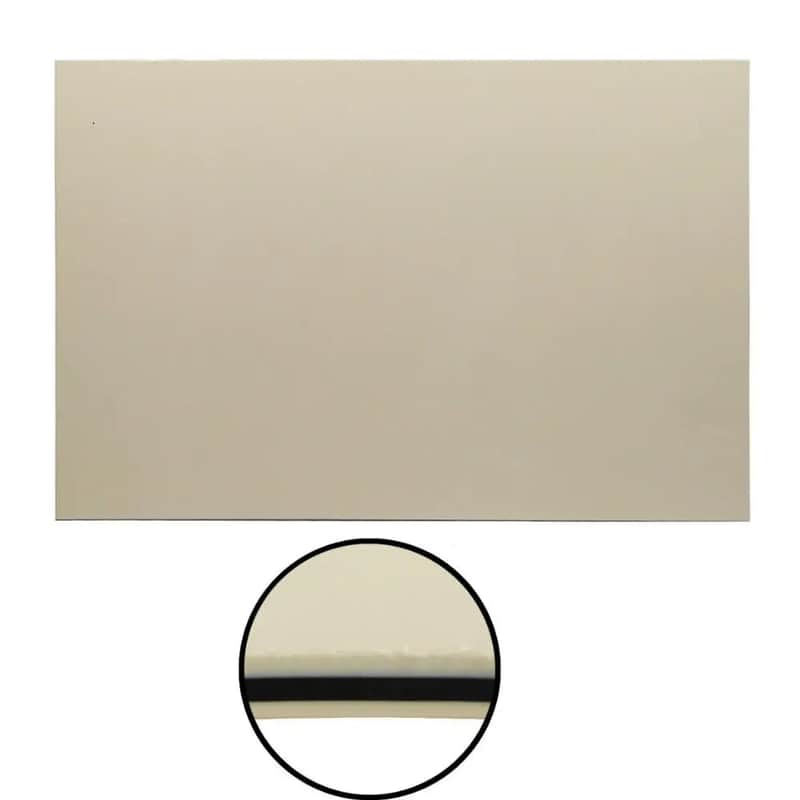 Guitar Pickguard Material - 3-Ply Cream - 17 x 11.5 inch Pickguard Blank image 1