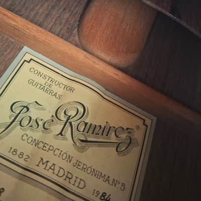 Jose Ramirez 1a "da Camara" 1984 great classical guitar in Andres Segovia style - spectacular sound - check video! image 19