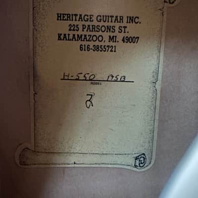 1995 Heritage H-550 Custom w/ OHSC (CLEAN & ON POINT) image 19