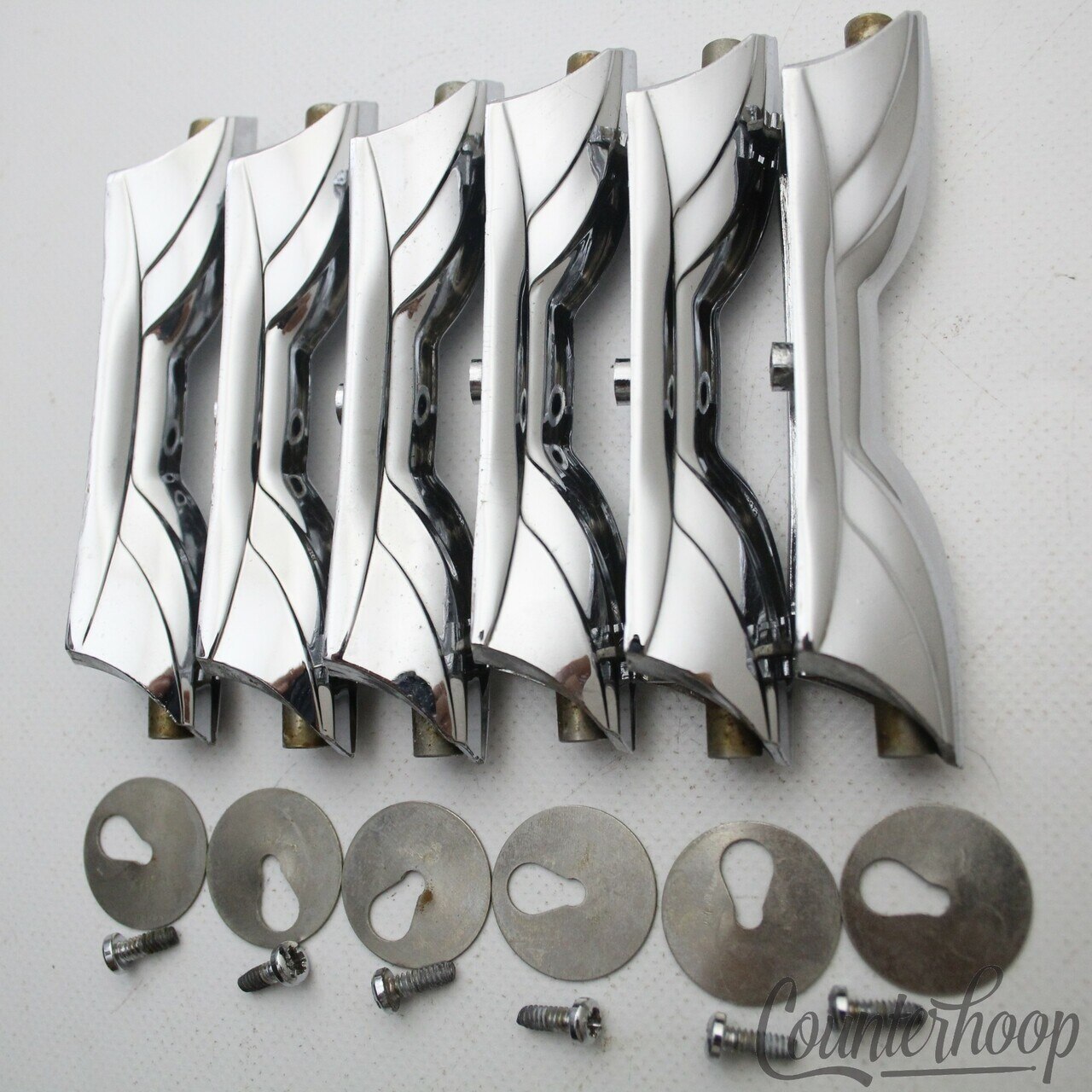 Premier 6x Snare/Tom Drum 4"Lugs 60s-70s Elite Diamond Chrome Vintage England UK — main photograph