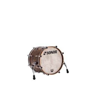 SONOR *Pre-Order* Momentum Birch Series 18x14.25" California Burl Semi Gloss Veneer Bass Kick Drum | NEW | Special Order | Authorized Dealer image 1