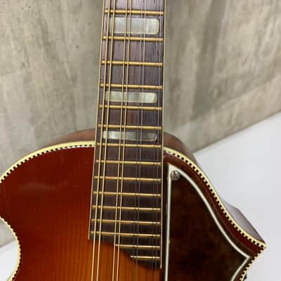 Kay (Airline) N2 Mandolin Late 1950's Early 60's  - Nitrocellulose Lacquer Sunburst image 5