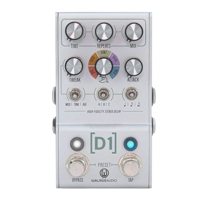 Walrus Audio Mako D1 High-Fidelity Stereo Delay V2 2022 - 2024 - Grey image 1