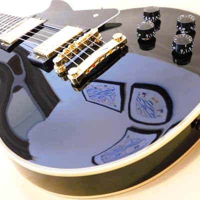 Epiphone 2020 Les Paul Custom - Ebony with Epiphone Premium Gig Bag image 13