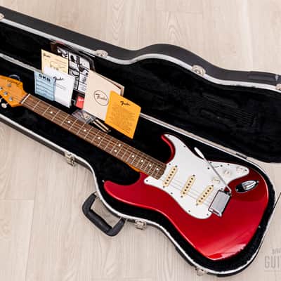1997 Fender American Vintage '62 Stratocaster Candy Apple Red, Near-Mint w/ Case, Hangtags image 24