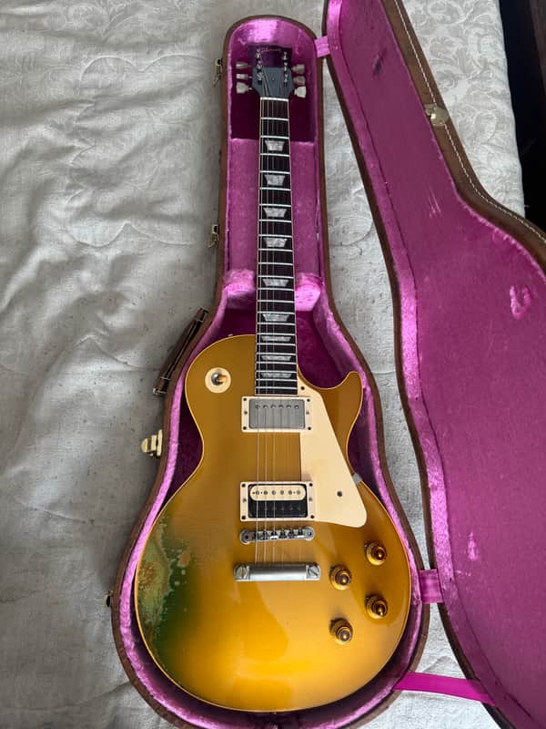 Gibson Les Paul “57” Reissue Custom Shop 1995 - Gold Top (natural wear/relic) image 1