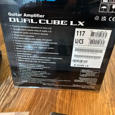 Boss Dual Cube LX 10-Watt 2x4" Stereo Digital Modeling Guitar Combo 2022 - Present - Black image 5