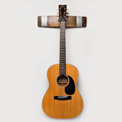 Guitar Rack/Holder Made From Wine Barrel - Reclaimed Oak Barrel Staves image 2