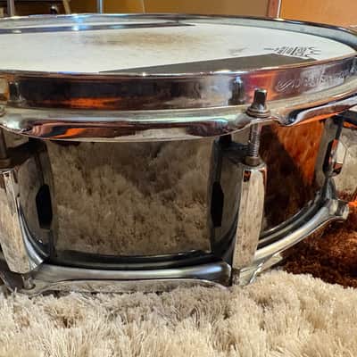 Pearl CS1450 Chad Smith Signature 14x5" Steel Snare Drum 2010s - Black Nickel image 4