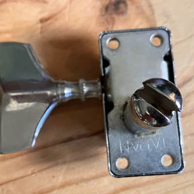 1970s Vintage Bass Guitar Tuner Machine Head Tuning Peg Grant Hondo Japan image 4