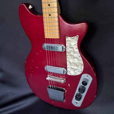Premier Multivox Royalist Guitar - Maple Neck, Original Finish - Well Padded Gig Bag - 1962 image 4
