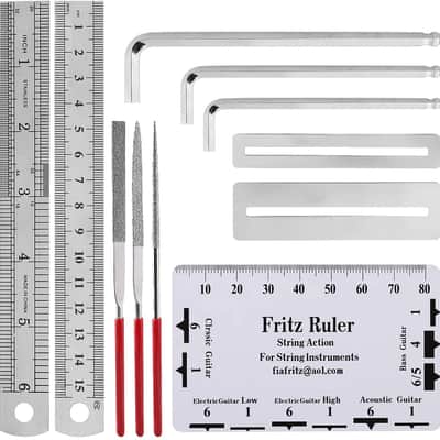 IOppwin Guitar Repairing Tool Kit(26PCS) Wire Plier,String Organizer,Fingerboard Protector,Hex Wrenc image 4