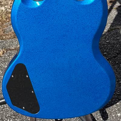 2018 Gibson Custom Shop Les Paul SG Standard W/OHSC Blue Sparkle Prototype image 6
