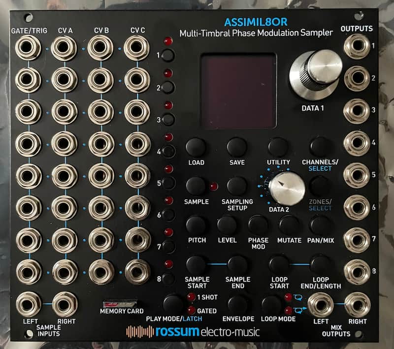 Rossum Electro-Music Assimil8or Multi-Timbral Phase Modulation Sampler - Black (and Silver) image 1