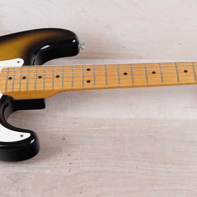 Fender Limited Edition 40th Anniversary 1954 Reissue Stratocaster with Maple Fretboard 1994 Brown Sunburst USA American Vintage AVRI w/ OHSC image 3