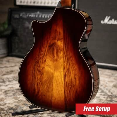 Taylor Next Generation Builder's Edition 814ce Grand Auditorium Acoustic/Electric Guitar - Adirondack/Honduran Rosewood with Hardshell Case image 2