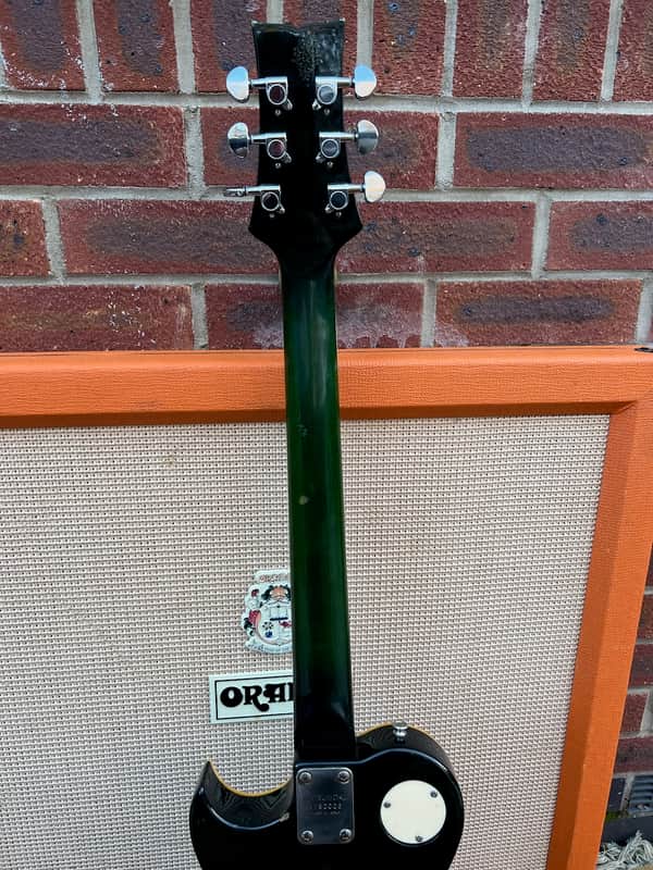 Vintage 1979 Aria Pro II LC440 Les Paul Custom Japan Green Burst